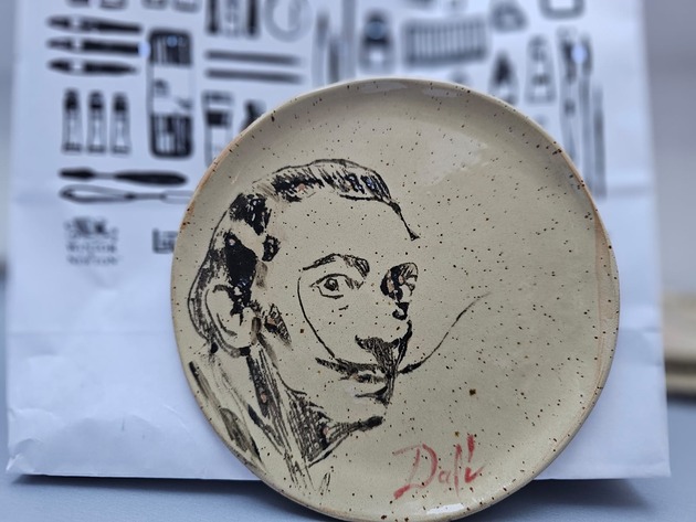 patery i talerze Zestaw 2 talerzyków Dali Frida