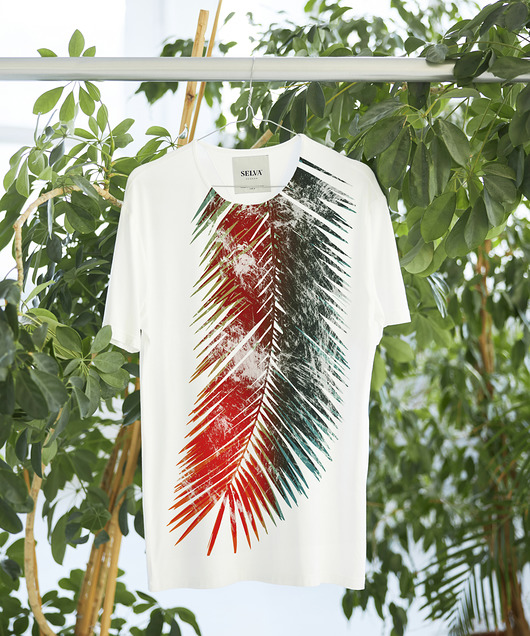t-shirty męskie Red&Blue leaf MAN T-shirt