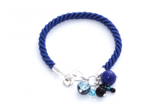 niebieski: lapis lazuli, onyks DOTS handmade