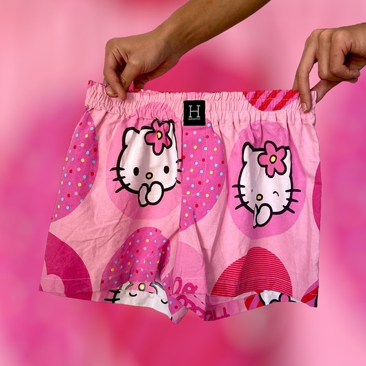 spodnie męskie Spodenki unisex do spania bokserki drugie życie HELLO KITTY
