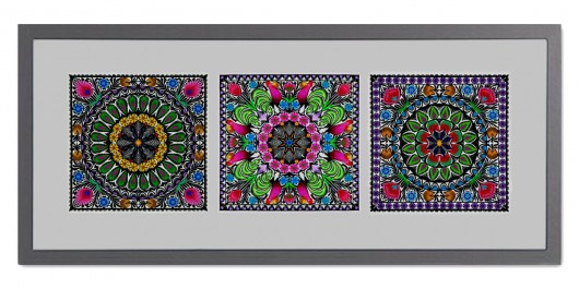  Fantasy COLORS (Framed ATR Paper-Cut-Outs) na ludowo