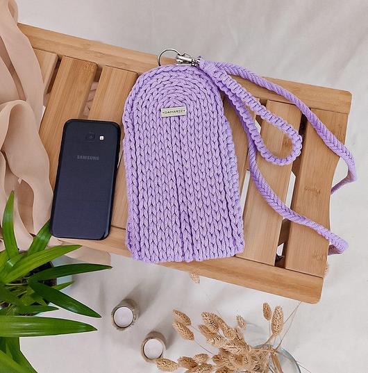 etui na telefon Torebka - case na telefon lila