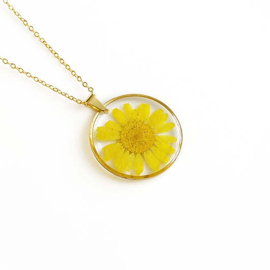 naszyjniki - inne Naszyjnik z kwiatami, prezent dla kobiet