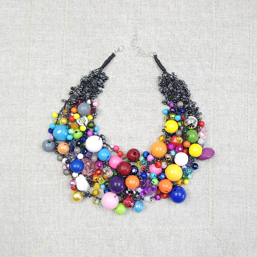 kolie 6970 Naszyjnik Artystyczny Bałagan w Stylu Statement