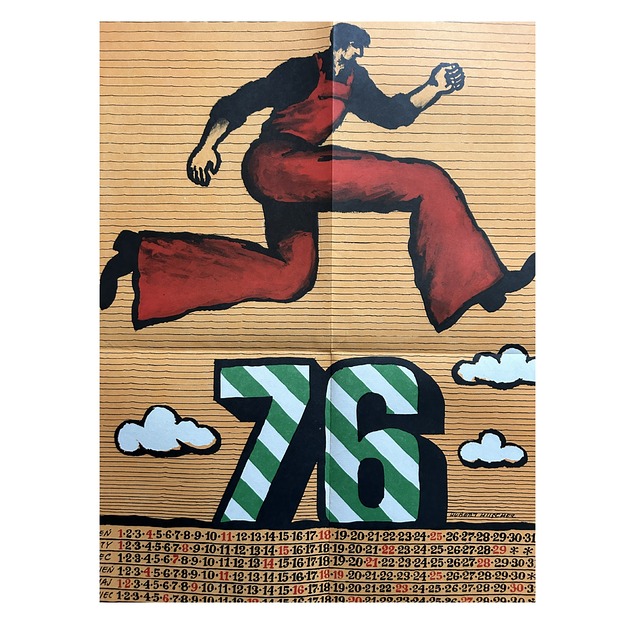 plakaty Plakat Kalendarz na 1976 r, aut. Hubert Hilscher