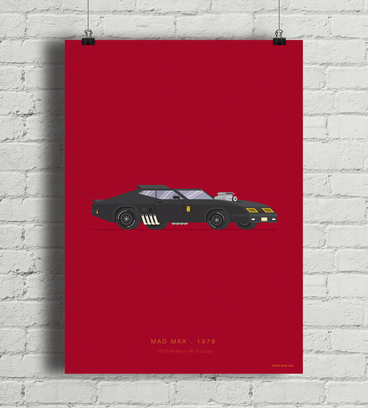 plakaty Plakat Mad Max - Ford Falcon