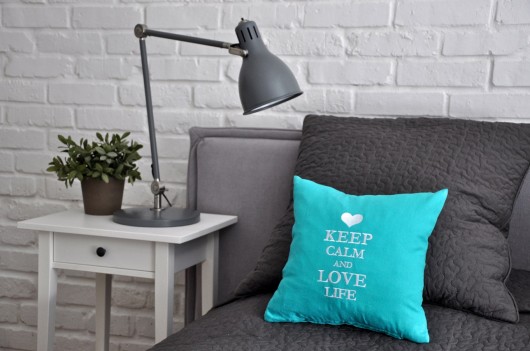 Poduszka Keep Calm + haft + wypełnienie gratis RENIHAFT