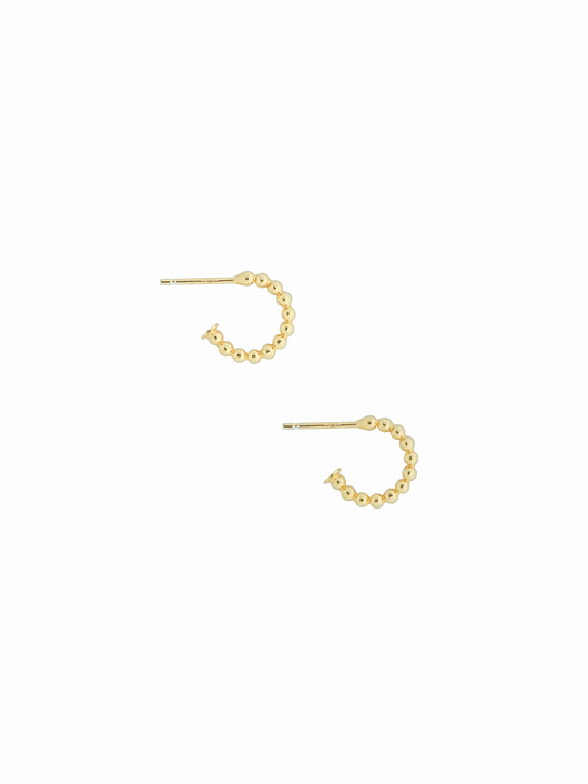 kolczyki pozłacane Kolczyki pozłacane Cabri Hoops Earrings