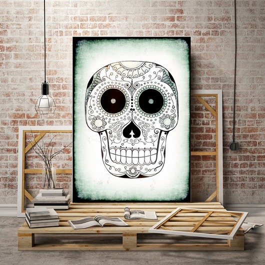 Skull A3 Malgorzata Domanska
