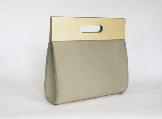 Big felt bag Beige moo studio