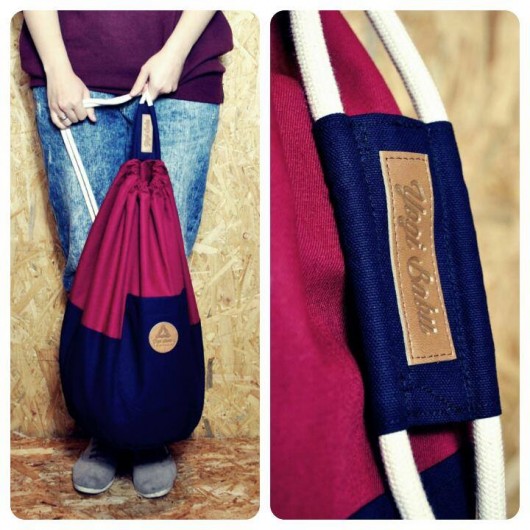 worek / torba BoomBag Navy&maroon yogi babu projekt
