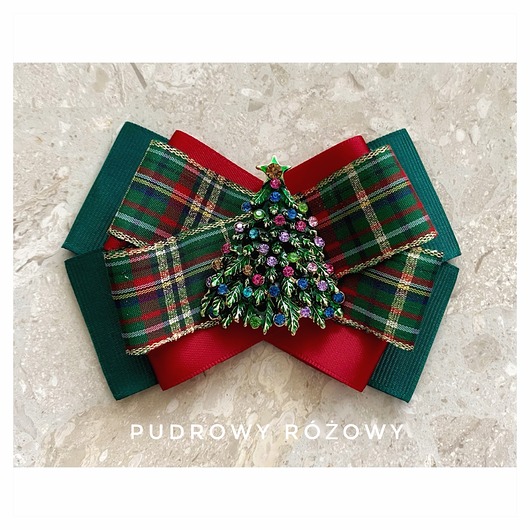 broszki Brosza z Choinką Święta Mikołajki