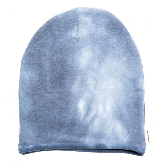Czapka Beanie DRES Granat Denim Batik Tie Dye CADOaccessories