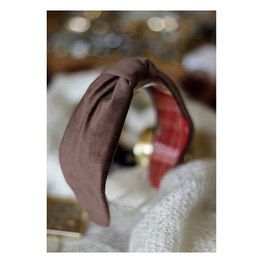 opaski do włosów Brązowa opaska