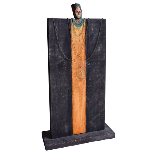 dodatki - różne Dekoracja z drewna abstrakcyjna postać figurka /3/