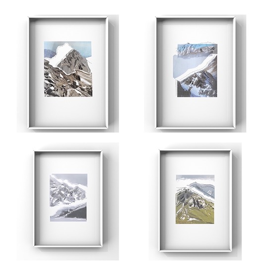 grafiki i ilustracje zestaw 4 grafik z serii "Tatry" + oprawa do wyboru