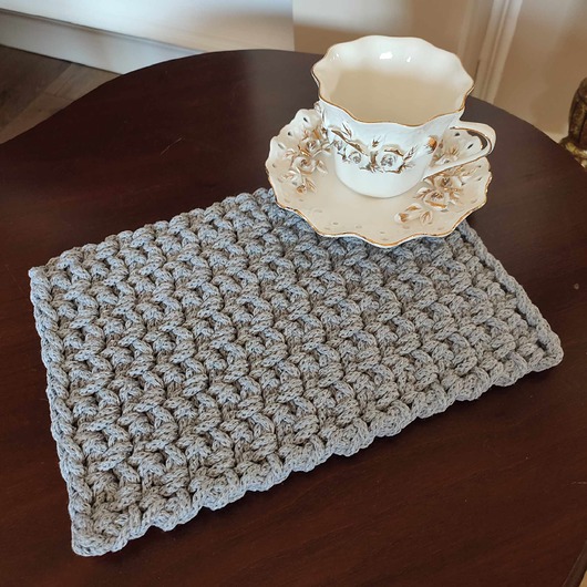 podkładki do kuchni Podkładka prostokątna ze sznurka 20cmx30cm