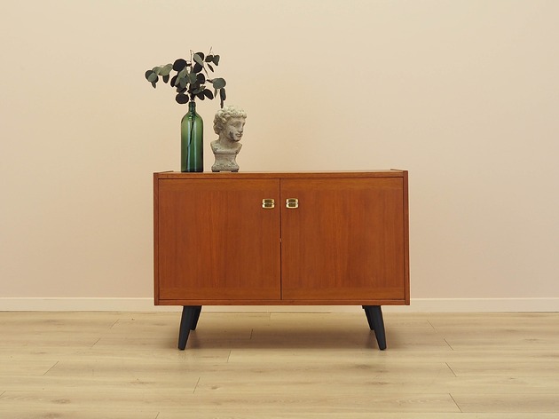 komody Szafka tekowa, duński design, lata 70, produkcja: Dania