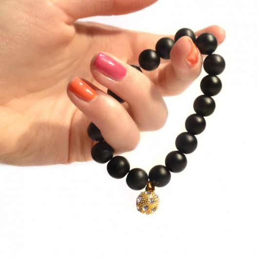 Bransoletka 'Onyx & Gold' labonita