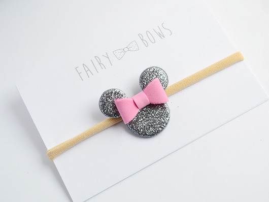 FairyBows opaska Myszka Minnie FairyBows