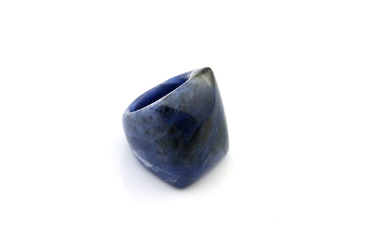 InspiRING Sodalit Brazi Druse Jewelry