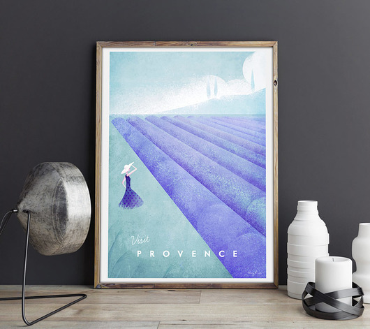 Prowansja - vintage plakat 50x70 cm minimalmill