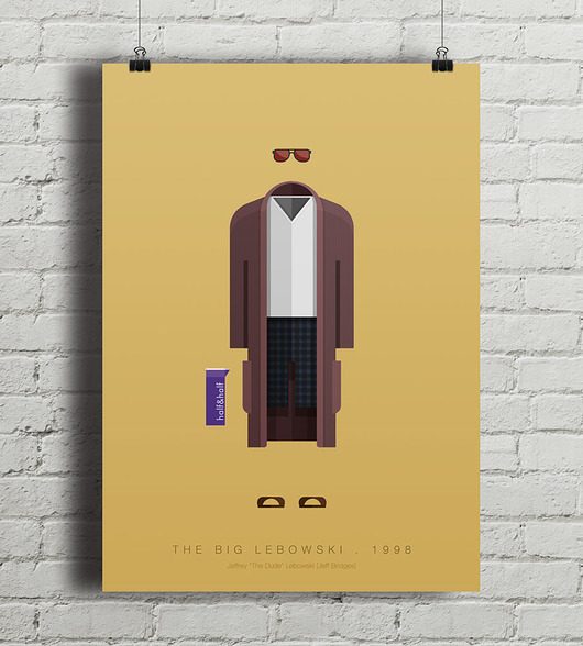 Big Lebowski - plakat minimalmill