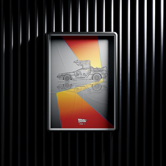 plakaty Plakat Delorean DMC-12 Time Machine