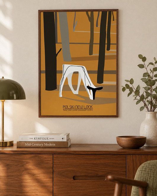 plakaty Plakat Fine Art giclee Sarna jesienna. Polski New Look
