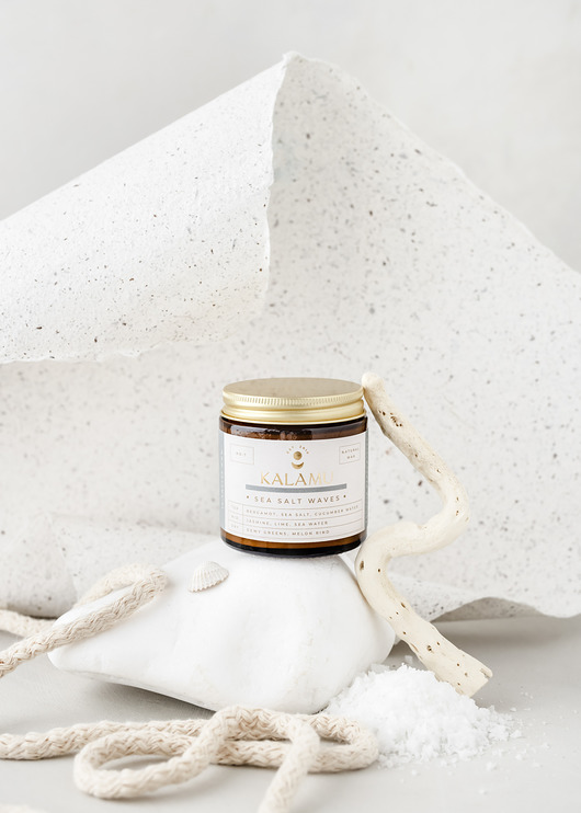 świeczniki i świece Sea Salt Waves NO.7 świeca sojowa 120 ml