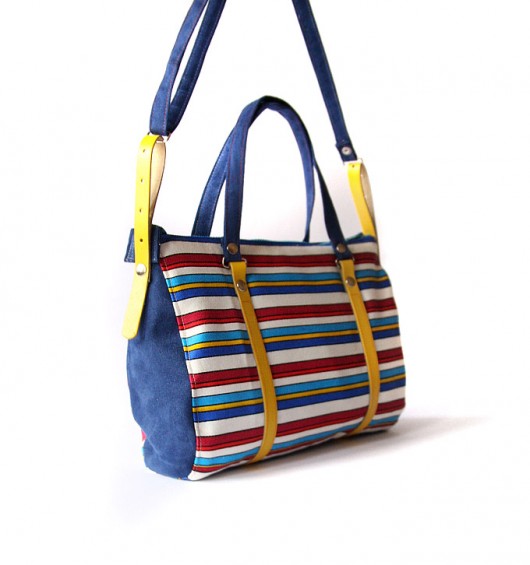 torebka midi - colorful stripes - elfagado