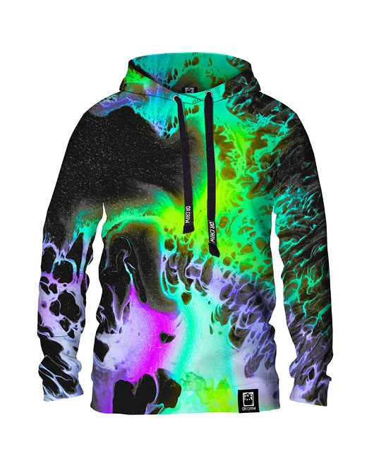 bluza z kapturem damska Damska Bluza z kapturem DR.CROW Marble Liquid