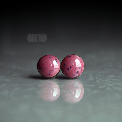 Mini Malinowe 6mm/stal chirurgiczna/ Magda Łysiak