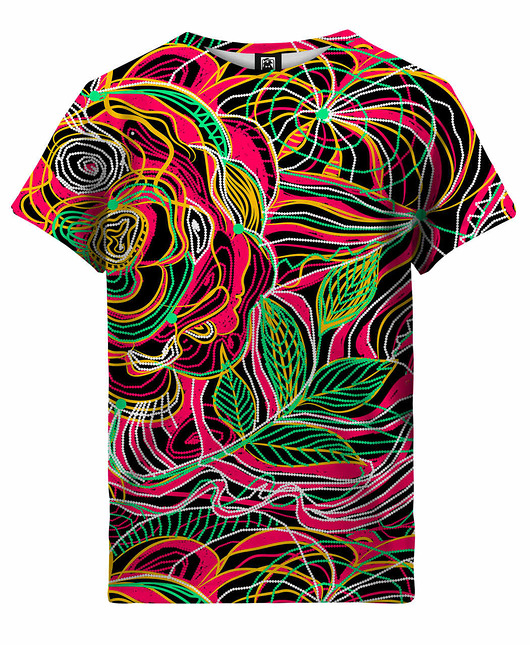 t-shirty dla chłopców T-shirt Boy DR.CROW Drawn Flowers
