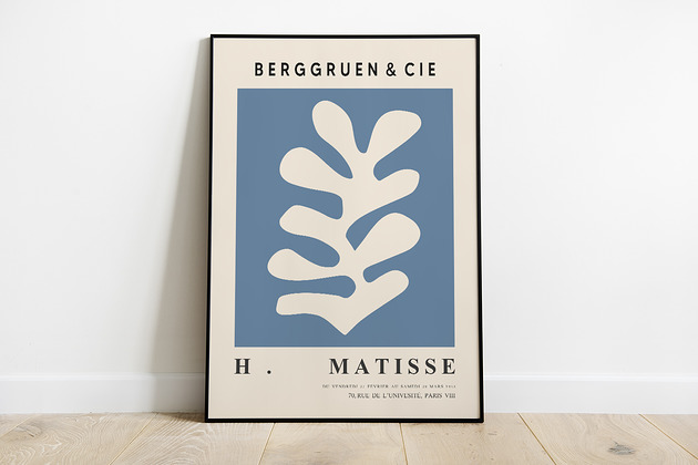 Henri Matisse  inspiracja, plakat wystawowy Pas De LArt