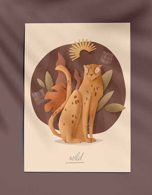 grafiki i ilustracje Ilustracja WILD