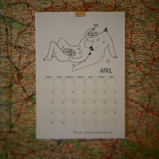 kalendarze i plannery Kalendarz kulinarno erotyczny 2026