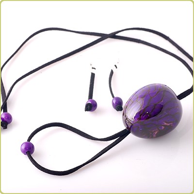 n208 - Krawat tagua na rzemyku Galeria Macondo
