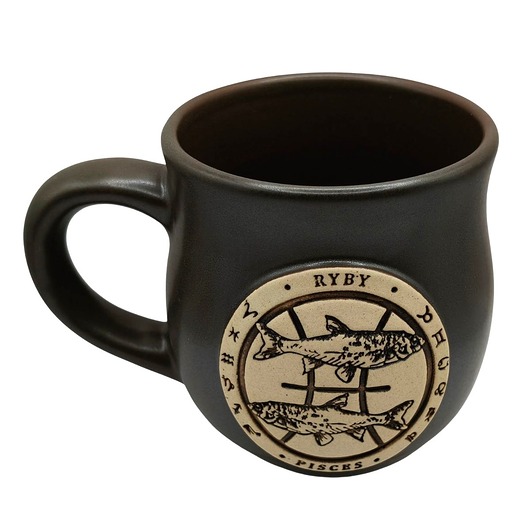 kubki Kubek Ceramiczny 300 ml ze Znakiem Zodiaku Ryby