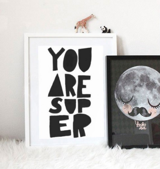 Obraz olejny 100x70 "you are super" hotchpotch