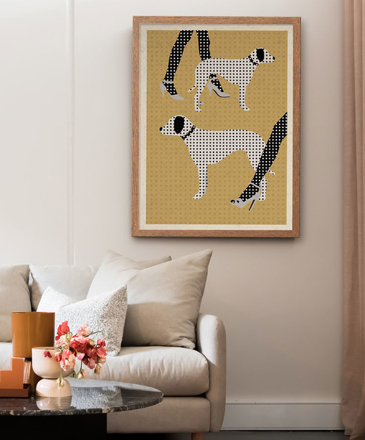 plakaty Dalmatyńczki - plakat 50x70 cm fine art