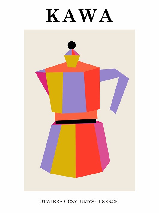 plakaty Plakat KAWA