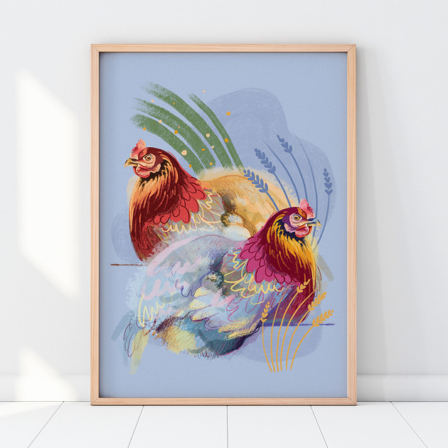 plakaty Plakat Kurki