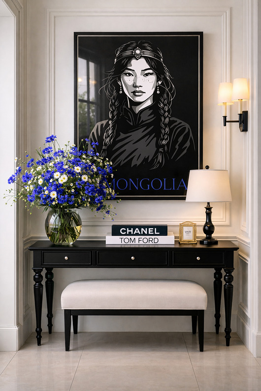 plakaty Plakat mongolska dziewczyna