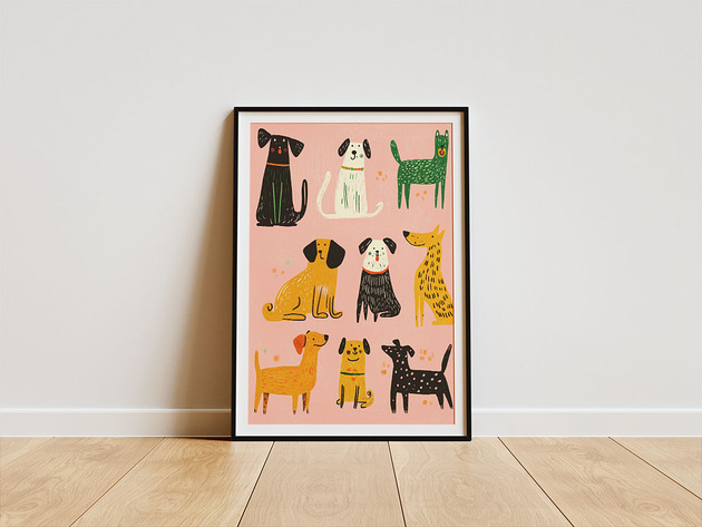 plakaty Plakat - Yes I am a dog lover