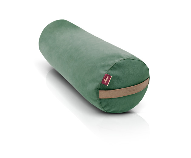 poduszki z łuską Bolster z gryką WellB - Leśny Zielony