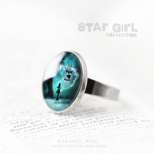 Star Girl collection,pierścionek Ewa Saj Fotografie