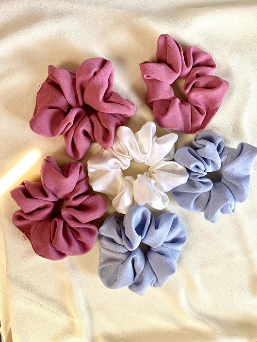 dodatki ślubne Scrunchie do włosów na panieński CANDY