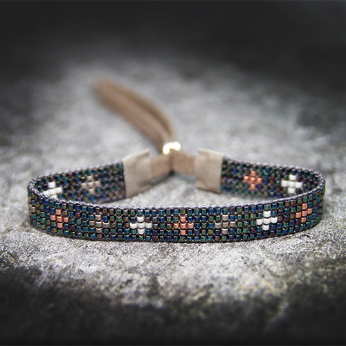 Vatra - Bransoletka etniczna - beading Djenka