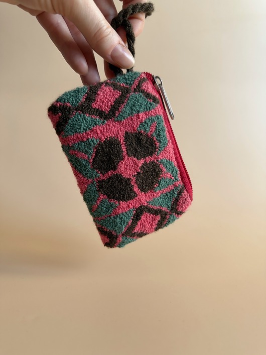 portfele damskie Portfelik/ portmonetka punch needle